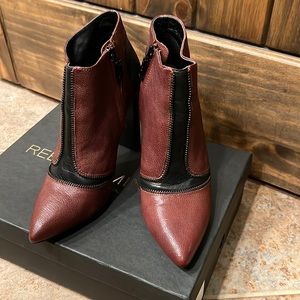 Rebecca Minkoff boot brown and black ankle boot size 8m new with tag
